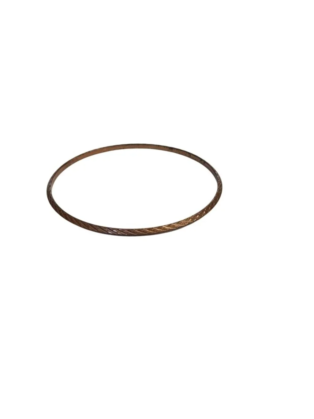 Vintage Copper Stacking Layering  Bangle Bracelets Lot Of 3 Textured & Smooth